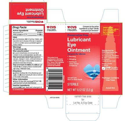 CVS health LUBRICANT EYE 포장
