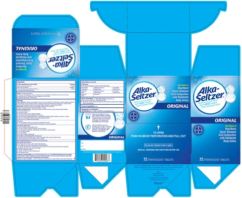 Alka Seltzer Original 포장