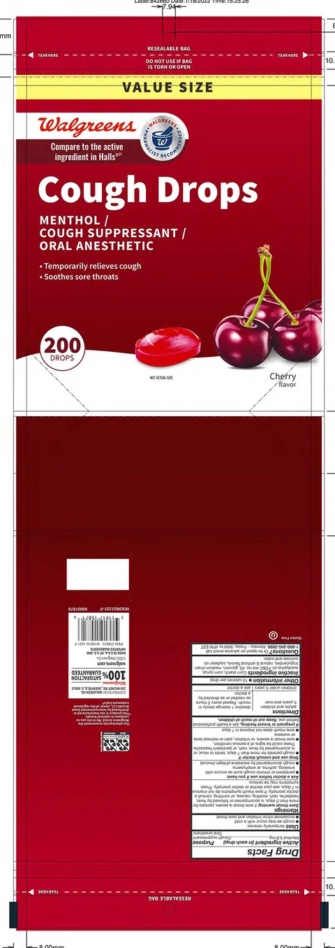 Cherry Cough Drop packaging