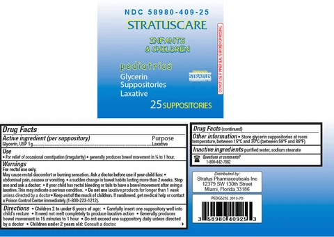 Stratuscare Glycerin Laxative Pediatric packaging