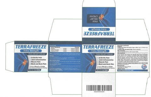 TerraFreeze Pain Relief packaging