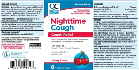 Cough ReliefNighttime 포장