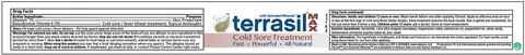 Terrasil Cold Sore TreatmentMAX packaging