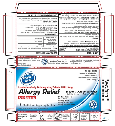 Loratadine ODT packaging