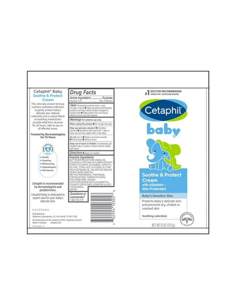 Cetaphil Baby Soothe and Protect Cream 포장