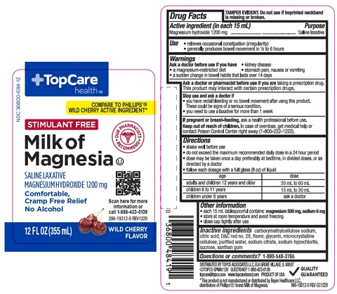 MILK OF MAGNESIA CHERRY 포장