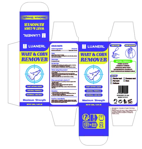 wart corn remover 포장