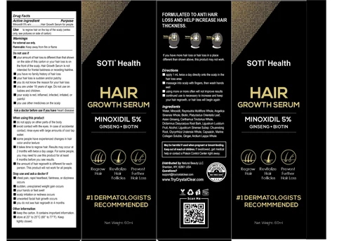 SOTI HAIR GROWTH SERUM 포장