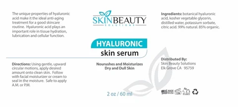 Hyaluronic Acid Serum with Dropper 포장