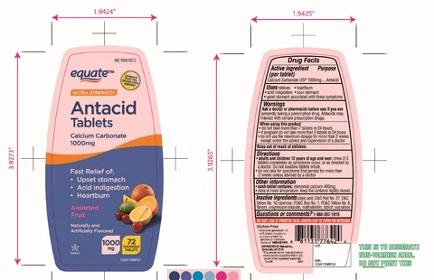 Ultra Strength Antacid Assorted Fruit 포장