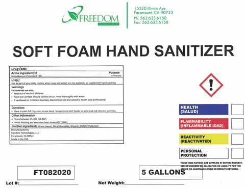 Soft Foam Hand Sanitizer 포장