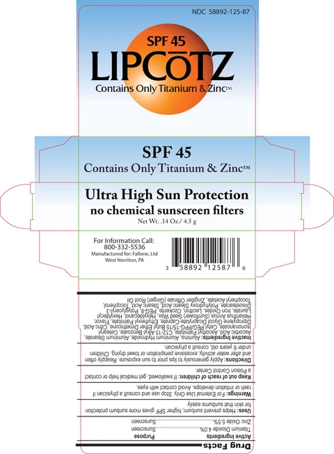 LipCoTZ Lip Balm/Sunscreen packaging