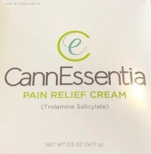 CannEssentia Pain Relief Cream 포장