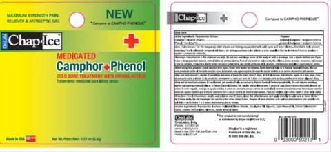 ChapIce Camphor Phenol Gel 포장