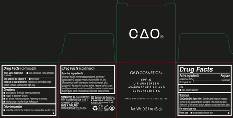 CAO Cosmetic Lip Sunscreen SPF 30 packaging