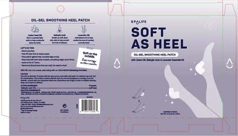 Spalife Soft As Heel Oil-Gel smoothing Heel Patch packaging