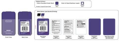 Smart Care Hand Sanitizer Berry 포장