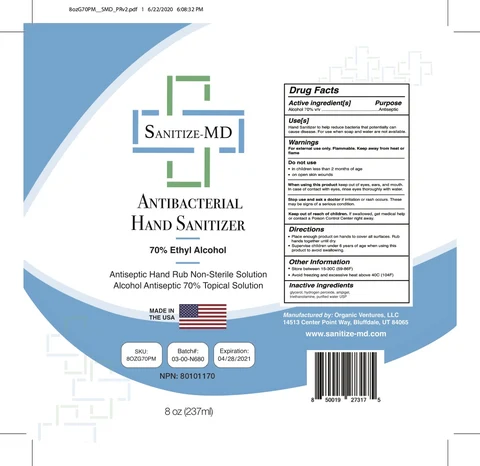 Hand Sanitizer packaging