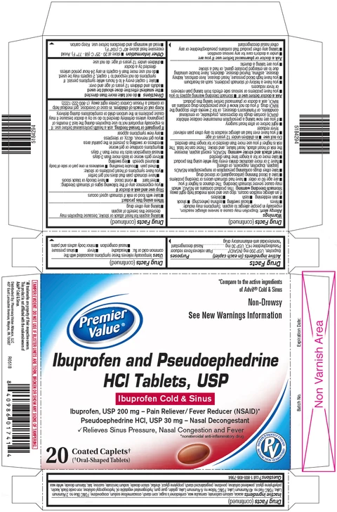 Ibuprofen and Pseudoephedrine Hydrochloride 포장