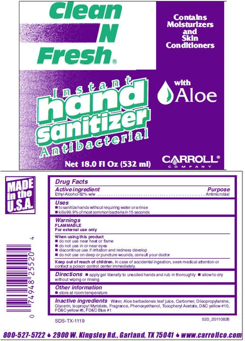 Clean N Fresh Instant Hand Sanitizer 포장