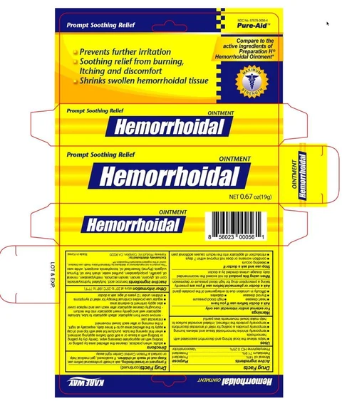 Hemorrhoidal 포장