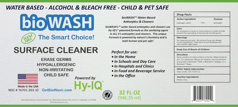 BioWash Surface Cleaner 포장