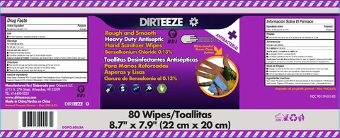 Rough and Smooth Heavy Duty Antiseptic Hand Sanitizer packaging