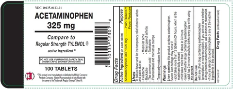 Acetaminophen 325mg packaging