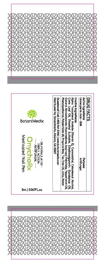 Botanimedix OnychoRX Antifungal Nail Gel 포장