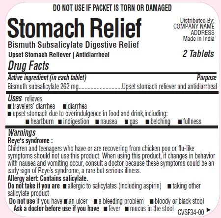 Stomach Relief packaging