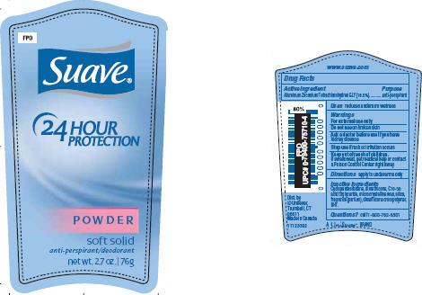 Suave PowderAntiperspirant and Deodorant 포장