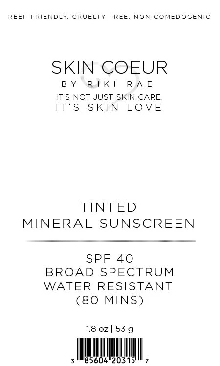 Tinted Mineral Sunscreen packaging