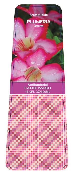 Aromafields Plumeria Scented Antibacterial Hand Wash 포장