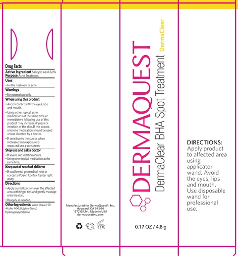 DermaClear BHA Spot Treatment 포장