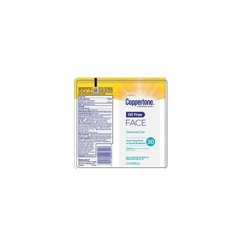 Coppertone Oil Free Sunscreen SPF 30 포장