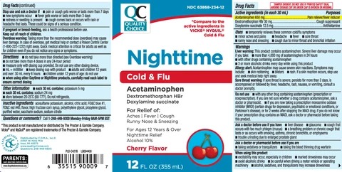 Cold and FluNighttime 포장