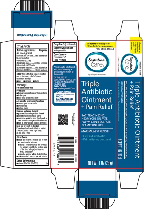 Signature Care Triple Antibiotic 포장