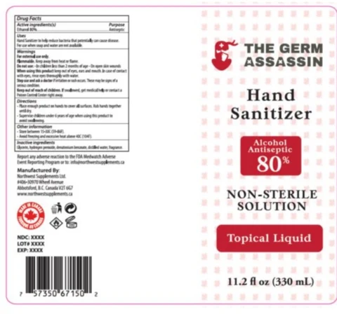 The Germ Assassin packaging