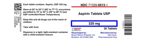 Regular Strength Enteric coated aspirin 포장