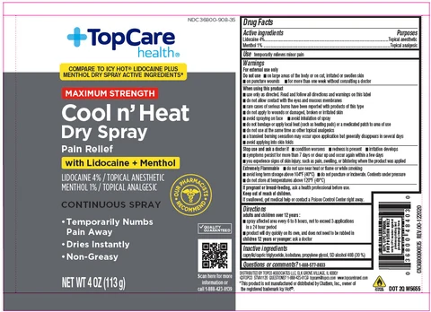 Cool N Heat Lidocaine Dry 포장