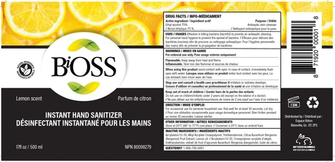 BiOSS Hand Sanitizer 포장