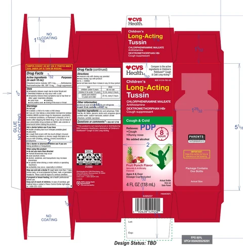 CVS childrens Cough and Cold 포장