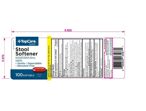 Topcare Stool Softenerlaxative packaging