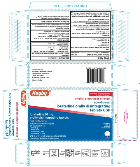 Loratadine ODT packaging