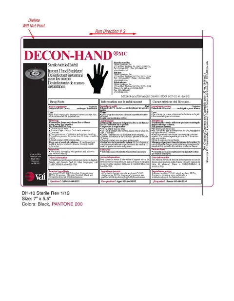 Decon Hand Instant Hand Sanitizer 포장