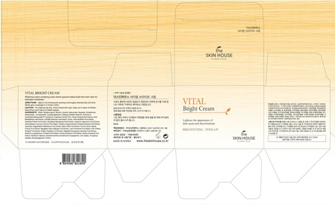 THE SKIN HOUSE Vital BrightCream 포장