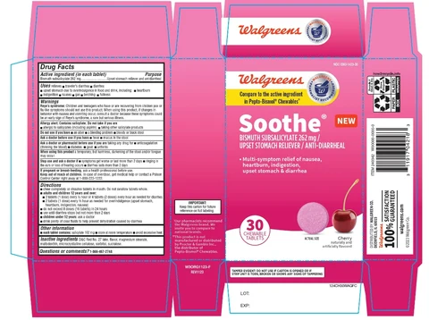 Walgreen Stomach Relief 포장