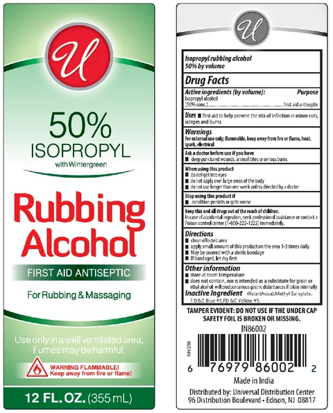 Isopropyl Rubbing Alcohol 50% with Wintergreen 포장