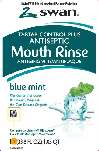 Tartar control plus Antiseptic packaging