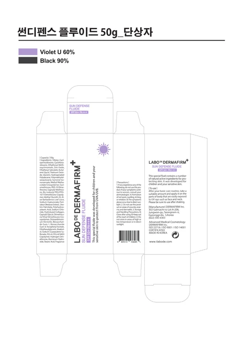 Labo De Dermafirm Sun Defense Fluid packaging